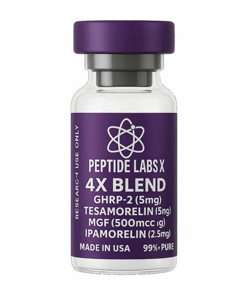 4X Blend GHRP-2 (5mg) / Tesamorelin (5mg) / MGF (500mcg) / Ipamorelin (2.5mg)